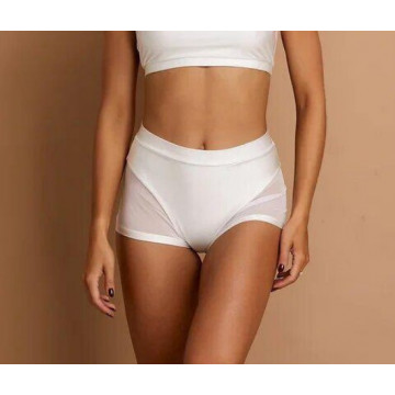 Polerina wear Bottom Bolero Bianco con rete