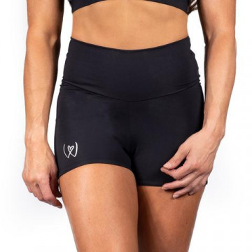 WINK POLE WARRIOR COMPRESSION SHORTS H24 pronti neri argento