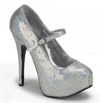 Bordello TEEZE-07H Slv Hologram Sequins