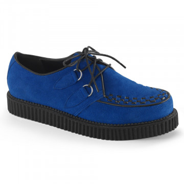 Demonia CREEPER-602S Royal Blue Suede