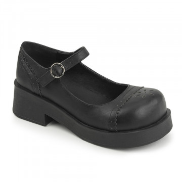Demonia CRUX-07 Blk Vegan Leather