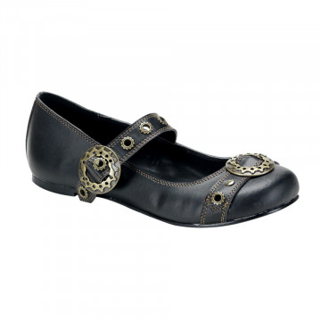Demonia DAISY-09 Blk Vegan Leather