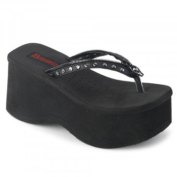 Demonia FUNN-33 Blk Vegan Leather