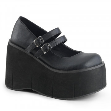 Demonia KERA-08 Blk Vegan Leather