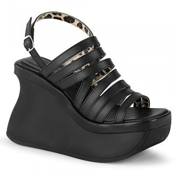 Demonia PACE-33 Blk Vegan Leather
