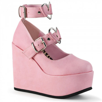 Demonia POISON-99-2 B. Pink Vegan Leather