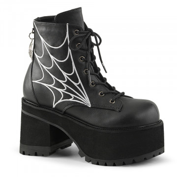 Demonia RANGER-105 Blk Vegan Leather