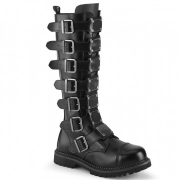 Demonia RIOT-21MP Blk Leather