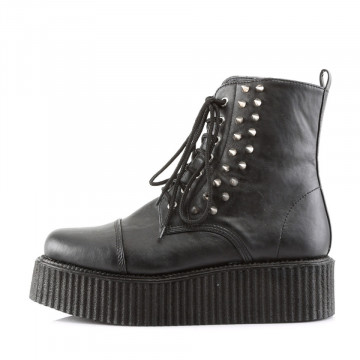 Demonia V-CREEPER-573 Blk Vegan Leather
