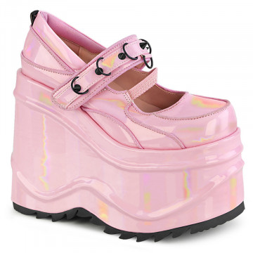 Demonia WAVE-48 B. Pink Hologram Pat