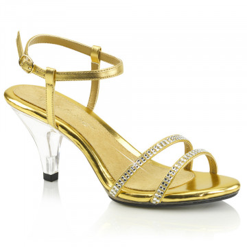 Fabulicious BELLE-316 Gold Met Pu/Clr