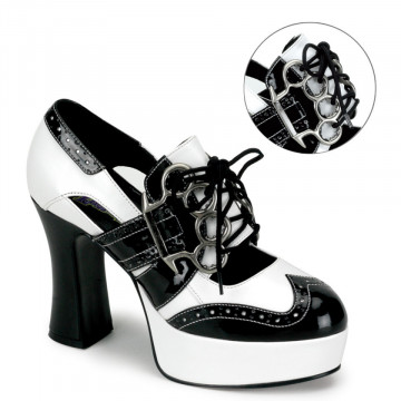Funtasma GANGSTER-15 Blk-Wht Pat