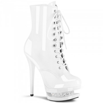 Pleaser BLONDIE-R-1020 Wht Pat/Wht