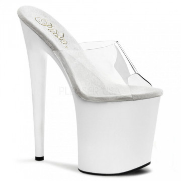 Pleaser FLAMINGO-801 Clr/Wht