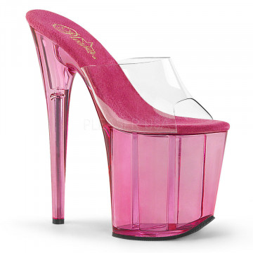 Pleaser FLAMINGO-801T Clr/Pink Tinted