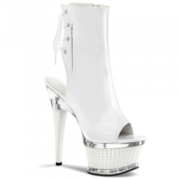 Pleaser ILLUSION-1018 Wht Pat/Wht