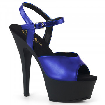Pleaser KISS-209MMET Blue Matte Metallic/Blk Matte