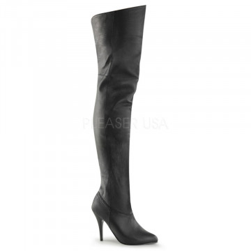 Pleaser LEGEND-8868 Blk Leather (P)