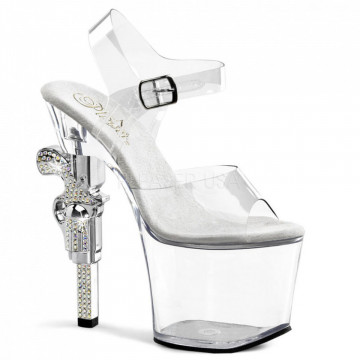 Pleaser REVOLVER-708 Clr/Clr