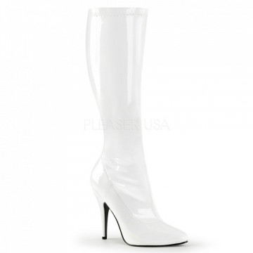 Pleaser SEDUCE-2000 Wht Str Pat