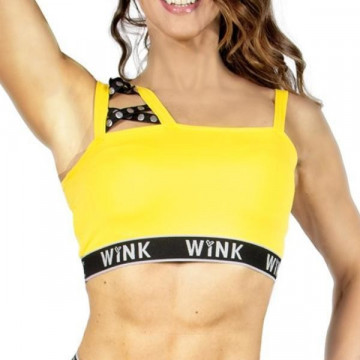 Wink Mystique Crop Top Yellow