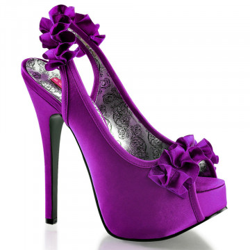 Bordello TEEZE-56 Purple Satin
