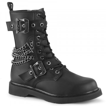 Demonia BOLT-250 Blk Vegan Leather
