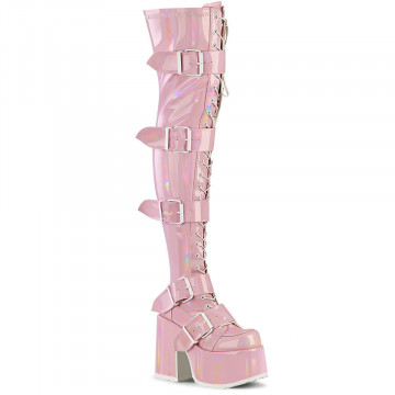 Demonia CAMEL-305 B. Pink Stretch Hologram
