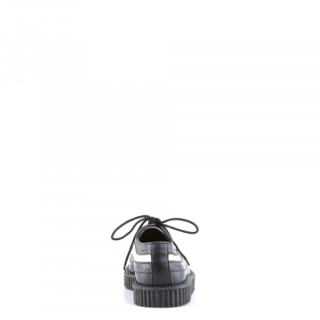 Demonia CREEPER-608 Blk-Wht Leather