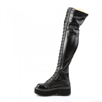 Demonia EMILY-375 Blk Str Vegan Leather SUBITO 40 spedizione 24 ore
