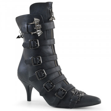 Demonia FURY-110 Blk Faux Leather