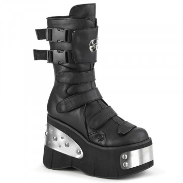 Demonia KERA-108 Blk Vegan Leather