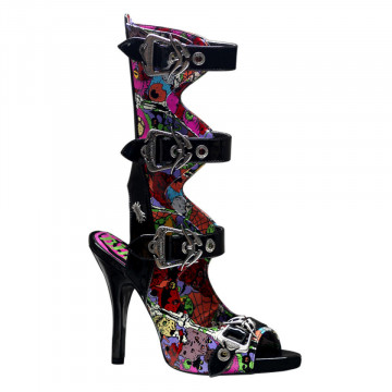 Demonia ZOMBIE-102 Blk Pat