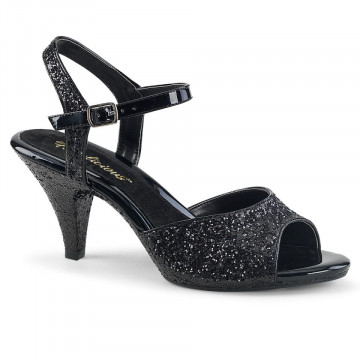 Fabulicious BELLE-309G Blk Glitter/Blk Glitter