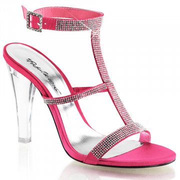 Fabulicious CLEARLY-418 Coral Satin