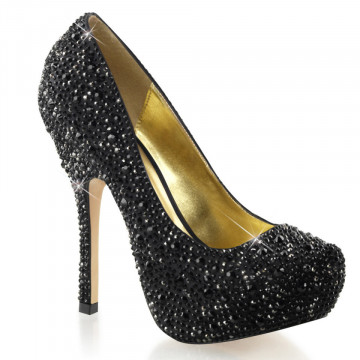 Fabulicious FELICITY-20 Blk Satin