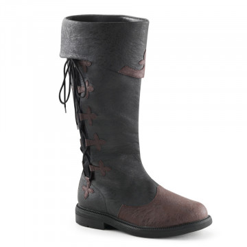 Funtasma CAPTAIN-110 Blk-Brown Distressed Pu