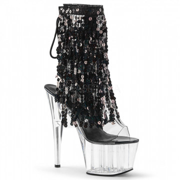 Pleaser ADORE-1017SQF Clr-Blk Holo/Clr