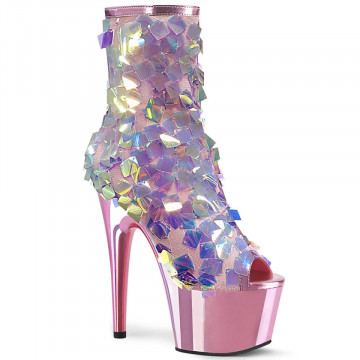 Pleaser ADORE-1031SSQ Iri.Opal Sequin-B.Pink Met P