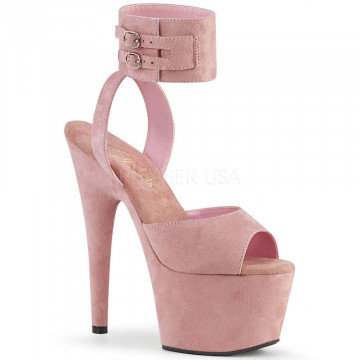Pleaser ADORE-791FS B. Pink Faux Suede/B. Pink Fau