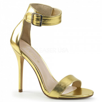 Pleaser AMUSE-10 Gold Mat. Pu