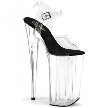 Pleaser BEYOND-008 Clr-Blk/Clr