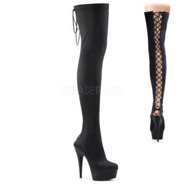 Pleaser DELIGHT-3003 Blk Lycra/Blk Matte