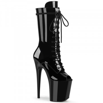 Pleaser FLAMINGO-1051 Blk Pat/Blk