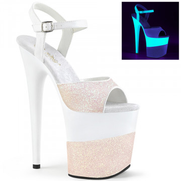 Pleaser FLAMINGO-809-2G Opal Glitter/Opal Glitter