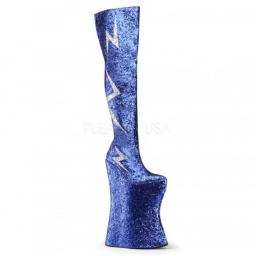 Pleaser Pink Label VIVACIOUS-3016 Royal Blue-Slv G