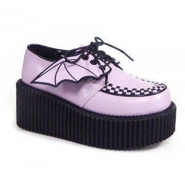 Demonia CREEPER-205 Lavender Vegan Leather