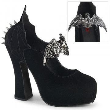 Demonia DEMON-18 Blk Velvet