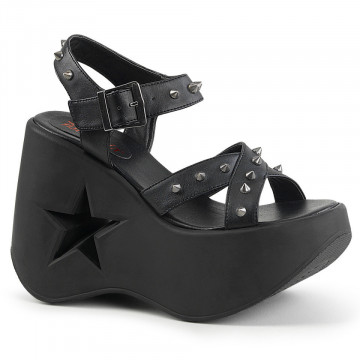 Demonia DYNAMITE-02 Blk Vegan Leather