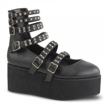 Demonia GRIP-31 Blk Vegan Leather